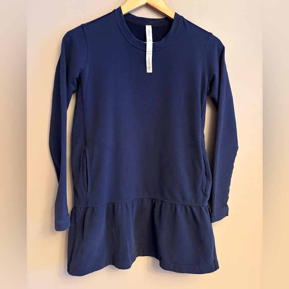 LULULEMON | French Terry Tunic with Peplum - sz 4